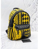 MCM SMALL STARK BAROQUE PRINT VISETOS LEATHER BACKPACK