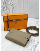 HERMES KELLY ETAUPE EPSOM LEATHER CLASSIC WALLET 