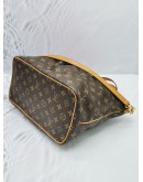 LOUIS VUITTON PALERMO PM BROWN MONOGRAM CANVAS HANDLE BAG 