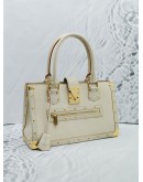 LOUIS VUITTON SUHALI LE FABULEUX WHITE HANDLE BAG