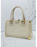 LOUIS VUITTON SUHALI LE FABULEUX WHITE HANDLE BAG