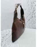 GUCCI GUCCISSIMA LEATHER JACKIE O HOBO BROWN BAG