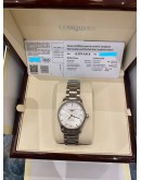 (BRAND NEW) 2023 LONGINES LADY MASTER COLLECTION DATE DIAMOND MOTHER OF PEARL DIAL REF L2.357.4.87.6 34MM AUTOMATIC WATCH -FULL SET-