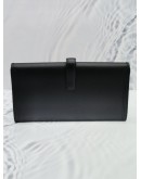 HERMES BLACK SWIFT LEATHER JIGE ELAN 29 CLUTCH BAG STAMP C