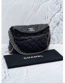 CHANEL CHAIN AROUND HOBO AGED LAMBSKIN LEATHER SHOULDER BAG YEAR 2011