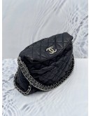 CHANEL CHAIN AROUND HOBO AGED LAMBSKIN LEATHER SHOULDER BAG YEAR 2011