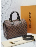 LOUIS VUITTON SPEEDY BANDOULIERE 25 MONOGRAM CANVAS WITH ADJUSTABLE STRAP-FULL SET-