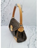 LOUIS VUITTON BEVERLY MM MONOGRAM CANVAS GOLD HARDWARE SHOULDER BAG