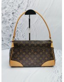 LOUIS VUITTON BEVERLY MM MONOGRAM CANVAS GOLD HARDWARE SHOULDER BAG