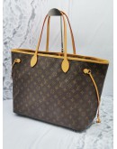 LOUIS VUITTON NEVERFULL GM TOTE BAG IN MONOGRAM COATED CANVAS