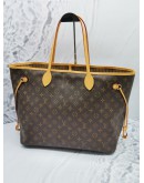 LOUIS VUITTON NEVERFULL GM TOTE BAG IN MONOGRAM COATED CANVAS