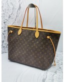LOUIS VUITTON NEVERFULL GM TOTE BAG IN MONOGRAM COATED CANVAS