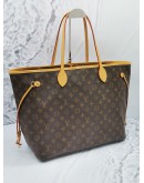 LOUIS VUITTON NEVERFULL GM TOTE BAG IN MONOGRAM COATED CANVAS