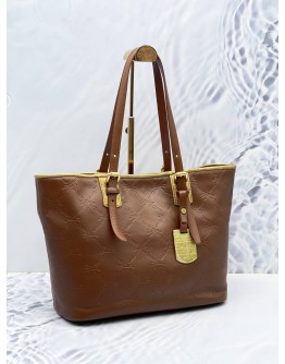 LONGCHAMP LM CUIR CALFSKIN LEATHER TOTE BAG