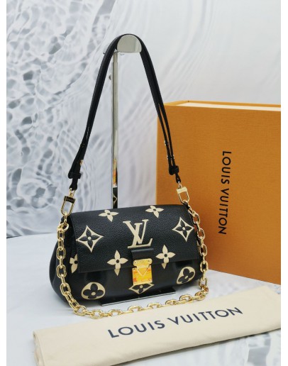 2022 LOUIS VUITTON BI-COLOR MONOGRAM EMPREINTE LEATHER FAVORITE CHAIN & ADJUSTABLE STRAP BAG -FULL SET-