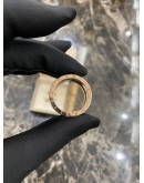 BVLGARI B.ZERO1 750 ROSE GOLD WITH BLACK CERAMIC RING NO. 65