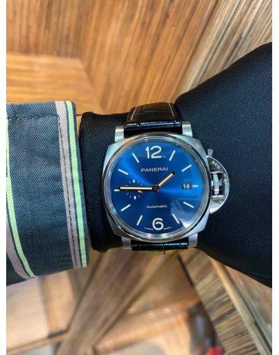 PANERAI LUMINOR DUE REF PAM00927 LIMITED EDITION BLUE DIAL ULTRA THIN 42MM AUTOMATIC YEAR 2020 WATCH -FULL SET-
