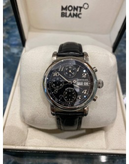 MONTBLANC STAR CHRONOGRAPH DAY-DATE 38MM AUTOMATIC YEAR 2004 WATCH