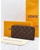 2022 LOUIS VUITTON MONOGRAM CANVAS LONG ZIPPY WALLET -FULL SET-