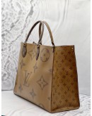 LOUIS VUITTON ON THE GO MONOGRAM REVERSE CANVAS GM BAG