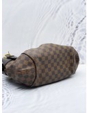 LOUIS VUITTON SISTINA PM DAMIER EBENE CANVAS SHOULDER BAG