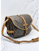 LOUIS VUITTON SAUMUR 30 MONOGRAM CANVAS SHOULDER & CROSSBODY BAG