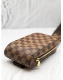 LOUIS VUITTON GERONIMOS DAMIER EBENE CANVAS CROSSBODY BAG -FULL SET-