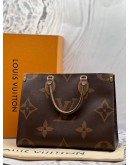 LOUIS VUITTON ON THE GO MM MONOGRAM REVERSE CANVAS -FULL SET-