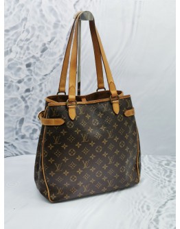 LOUIS VUITTON ELLIPSE TOTE BROWN MONOGRAM CANVAS SHOULDER BAG