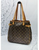 LOUIS VUITTON ELLIPSE TOTE BROWN MONOGRAM CANVAS SHOULDER BAG