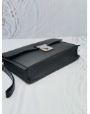 LOUIS VUITTON BELAIA BUSINESS BAG CLUTCH IN BLACK TAIGA LEATHER 