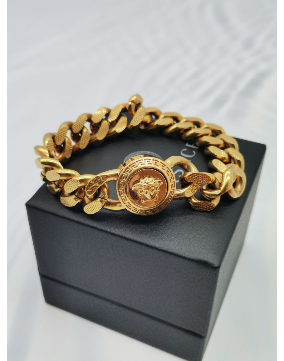 Buy Versace Medusa Enamel Logo Bracelet 'Gold' - 1006809 1A00638 4J120 |  GOAT