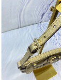 BURBERRY MONOGRAM WITH GOLD STRAP DESIGN SLING BAG