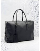 PRADA LARGE SAFFIANO LEATHER BRIEFCASE TOP HANDLE BAG