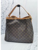 LOUIS VUITTON DELIGHTFUL PM BROWN MONOGRAM CANVAS SHOULDER BAG