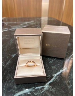 (UNUSED) BVLGARI B.ZERO1 RING DIAMOND 18K ROSE GOLD SIZE 52 YEAR 2017 -FULL SET-
