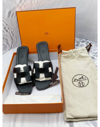 (BRAND NEW) HERMES ORAN SANDAL SIZE 37 -FULL SET-