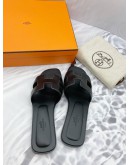 (BRAND NEW) HERMES ORAN SANDAL SIZE 37 -FULL SET-