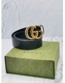 GUCCI GG MARMONT BLACK LEATHER BELT SIZE 105/42 -FULL SET-