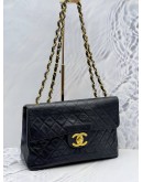 CHANEL CLASSIC MAXI LAMBSKIN LEATHER SINGLE FLAP BAG YEAR 1994