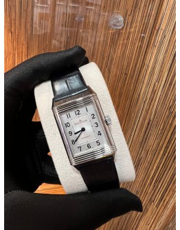 JAEGER-LECOULTRE DATE SERIES DOUBLE-SIDED REVERSO CLASSIC MEDIUM DUETTO DIAMOND REF Q2578420 24MM x 40MM MANUAL WINDING YEAR 2016 WATCH -FULL SET-