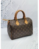 LOUIS VUITTON SPEEDY 25 MONOGRAM CANVAS HANDLE BAG