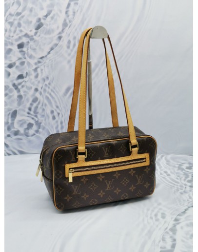 LOUIS VUITTON CITE MM MONOGRAM CANVAS SHOULDER BAG