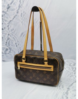 LOUIS VUITTON CITE MM MONOGRAM CANVAS SHOULDER BAG