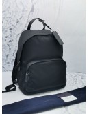 PRADA SIDE LOGO RUCKSACK BLACK NYLON BACKPACK