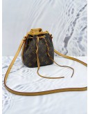 LOUIS VUITTON NANO NOE BROWN MONOGRAM CANVAS CROSSBODY BAG