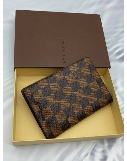 LOUIS VUITTON DAMIER EBENE CANVAS PASSPORT COVER