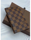 LOUIS VUITTON DAMIER EBENE CANVAS PASSPORT COVER