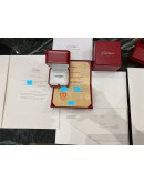 (UNUSED) CARTIER PT950 0.51CT DIAMOND RING YEAR 2017 -FULL SET-