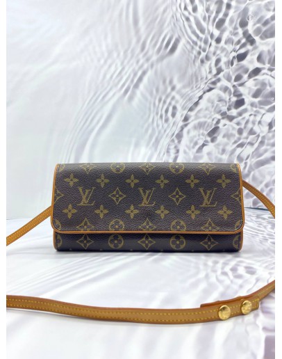 LOUIS VUITTON POCHETTE TWIN GM MONOGRAM 2 WAY CROSSBODY/SHOULDER BAG 